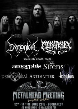 Suedezii de la Demonical si Centinex se alatura festivalului Metalhead Meeting 2015